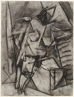 Pollock, Krasner, Barbican, life drawing