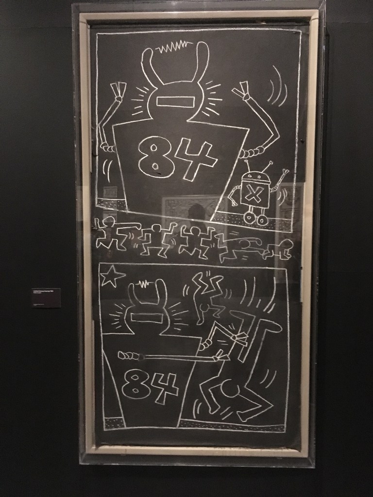 Tate, New York, Haring, subway art, 84 bus