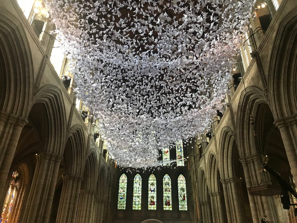 Ripon cathedral , wing and a prayer, origami