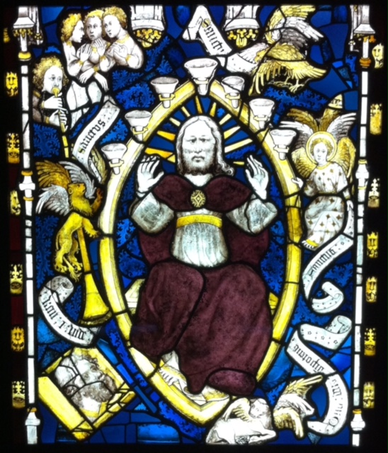 God in Majesty, York Minster, john Thornton, Great East Window, apocalypse.