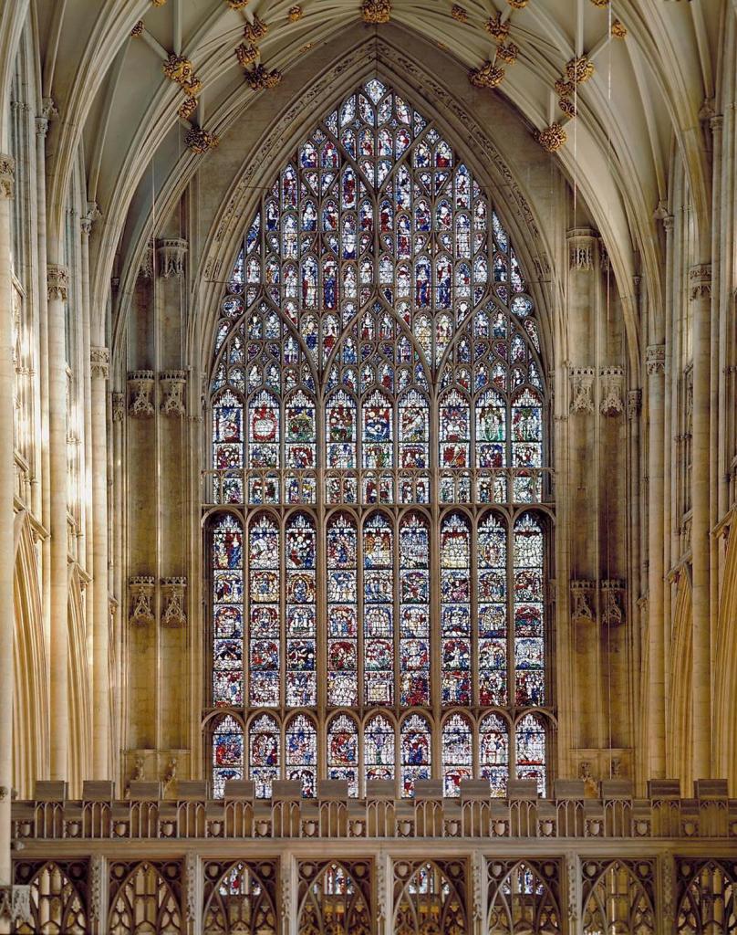 The Great East Window, York Minster, john Thornton, genesis, revelation