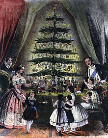 Victoria and Albert, Christmas, Christmas Tree, Great Britain, royal engraving