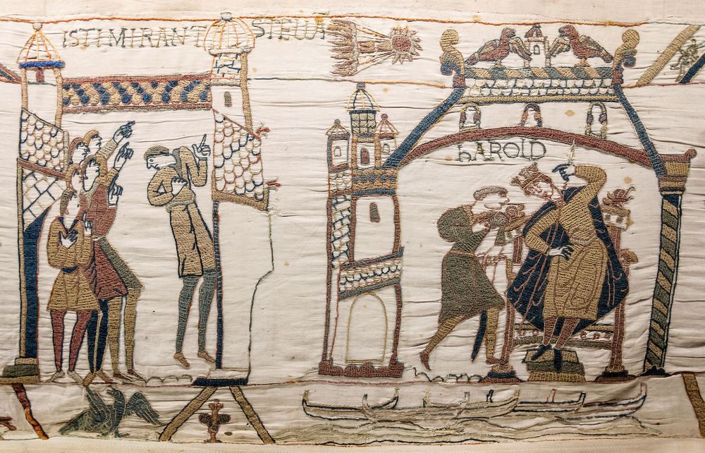 Battle of Hastings, Edward the confessor, Bayeux tapestry, 