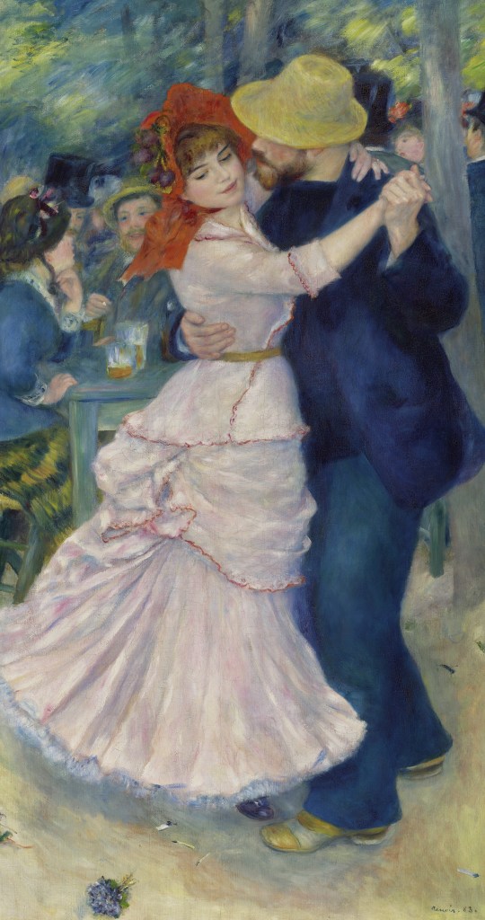 Renoir, Dance at Bougival, oil painting, Boston museum of fine art Suzanne Valadon, Paul kohlt