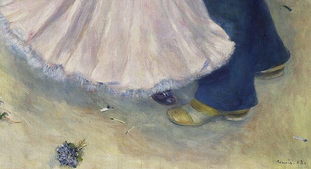 Renoir, dance at Bougival, Boston museum of fine arts