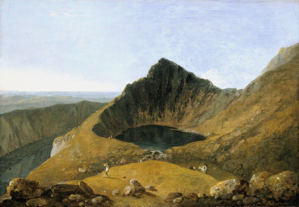 Richard Wilson, Llyn y Cau, Cader Idris, c.1765-70, Oil on canvas, 50cm x 74cm, Private Collection.