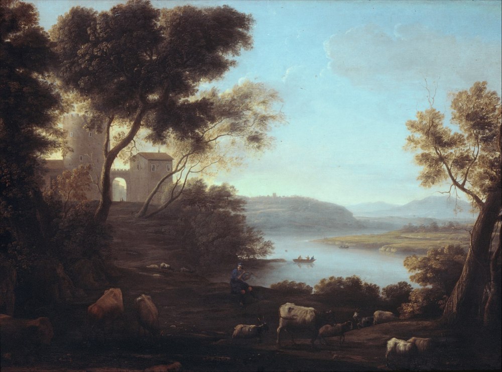 Claud Lorrain, The Roman Campagna, 1639, oil on canvas, 102cm x 136cm, Metropolitan Museum of Art, New York.