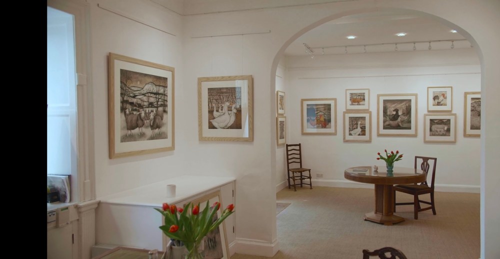 Fosse Gallery Stow on the Wold, Seren Bell, New Works for Spring to May 8th 2021. Sharon Wheaton, Mid Wales, Radnor, Tiverton