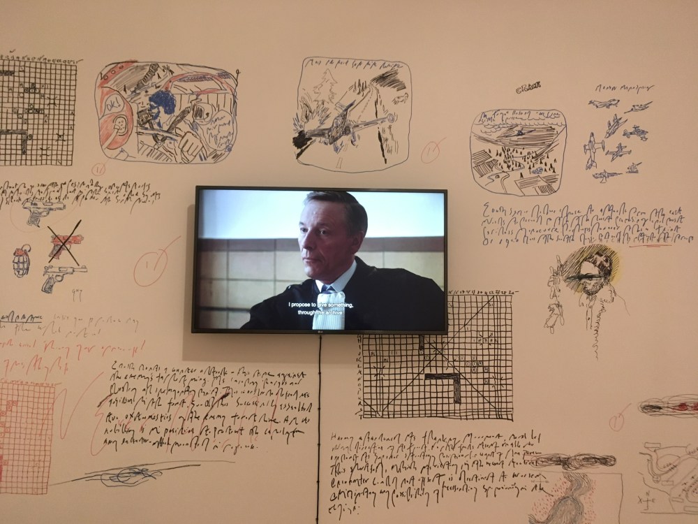 A Game of War, Kambalu v Sanguinetti Trial at Ostend, 2021, HD video, 2 hours 10 minutes 45 seconds.