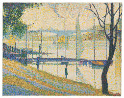 Bridget Riley, Copy after Le Pont de Courbevoie by Georges Seurat, 1959