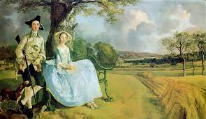 Thomas Gainsborough, Mr & Mrs Andrews, c1750, oil on canvas, 70cm x 119cm, The National Gallery, London.