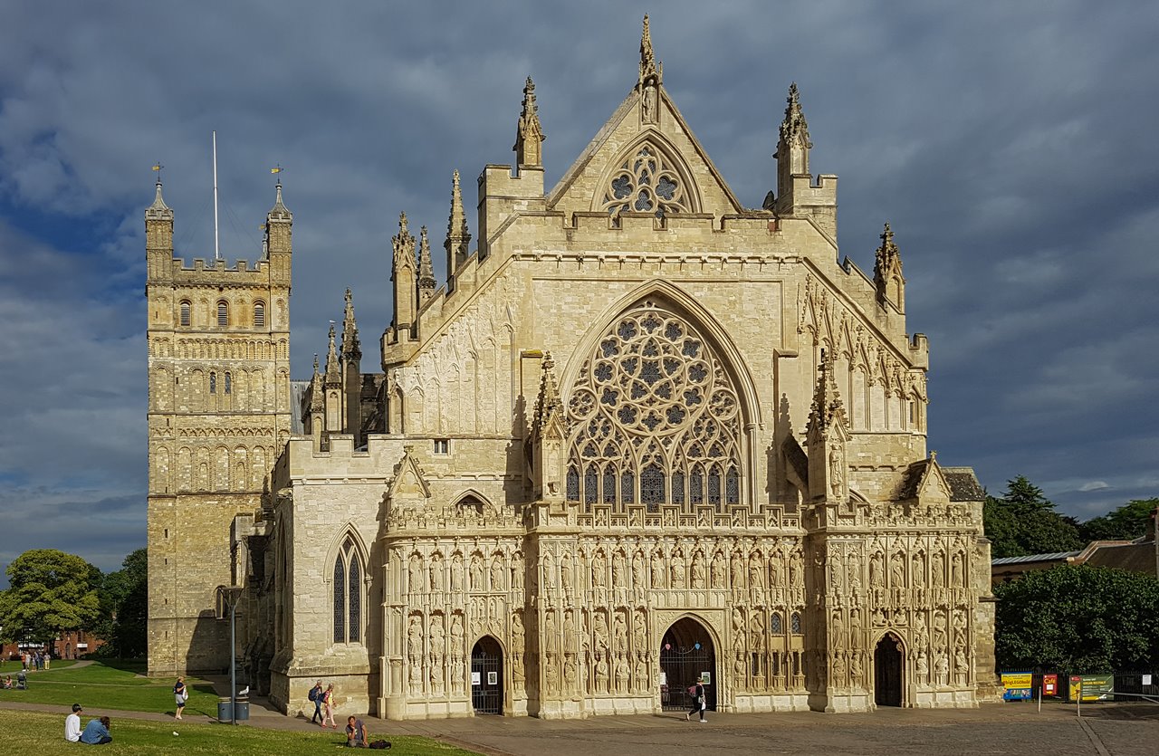 Exeter Cathedral, 11th - 14th centuries.