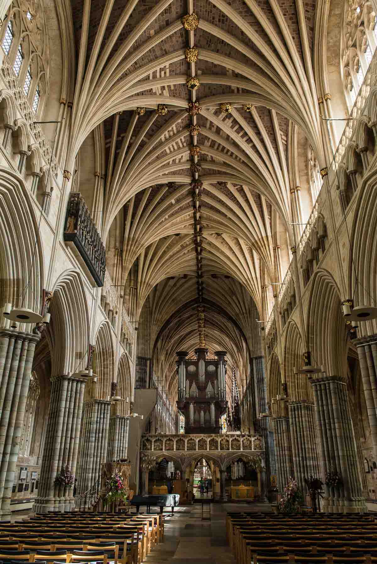 Exeter Cathedral, 14th centuries vaults.
