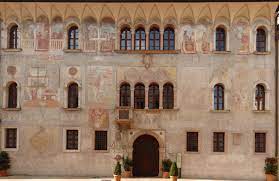 Facade of the Palazzo Geremia, Trento, Italy, 15th Century.