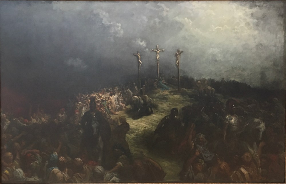 Gustave Dore, Calvary, 1877, oil on canvas, 109cm x 170 cm, Strasbourg Museum of Modern & Contemporary Art.