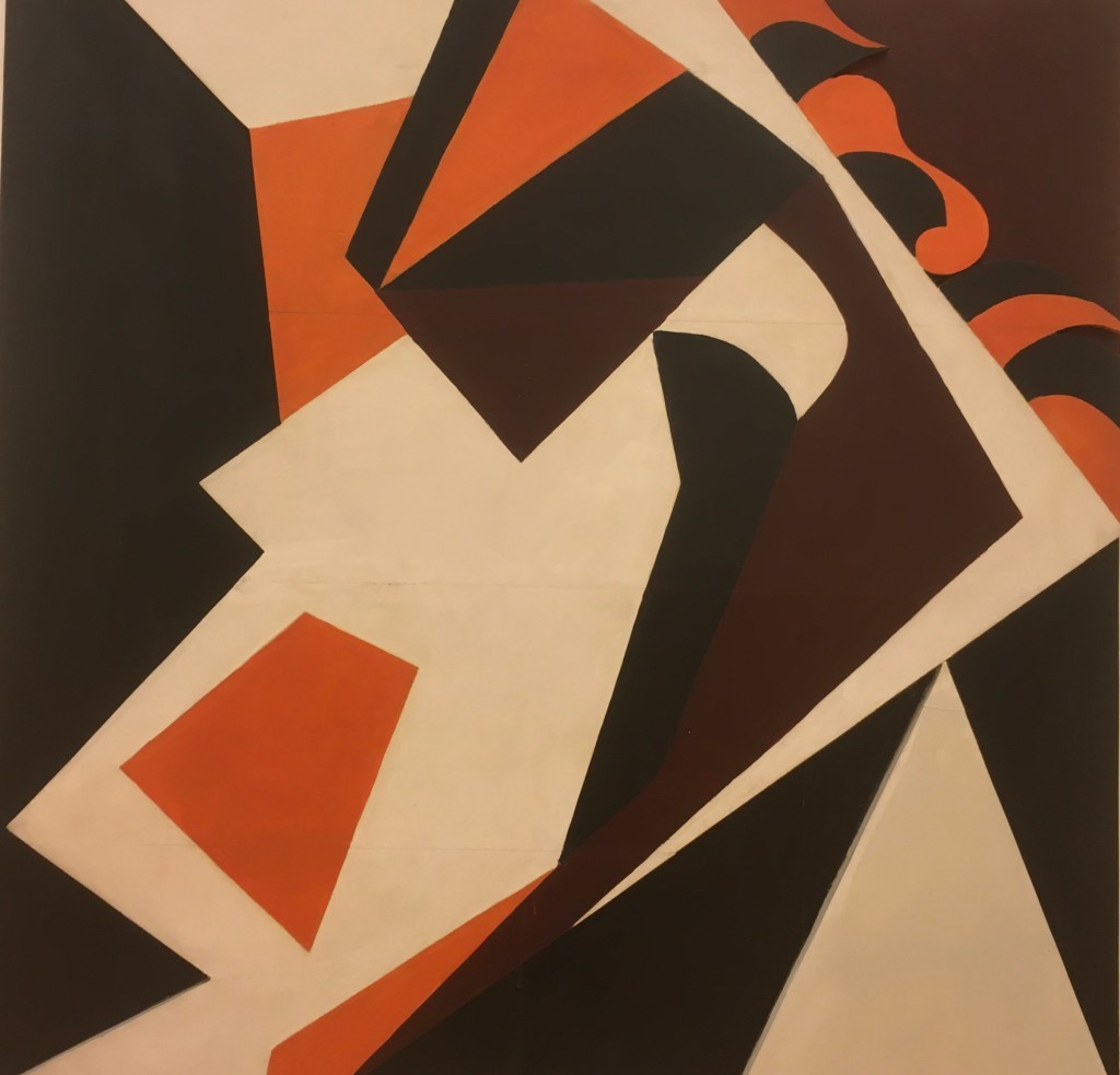 Jean Arp, The Crucifix, 1914-1915, oil on wood, Strasbourg Museum of Modern & Contemporary Art.