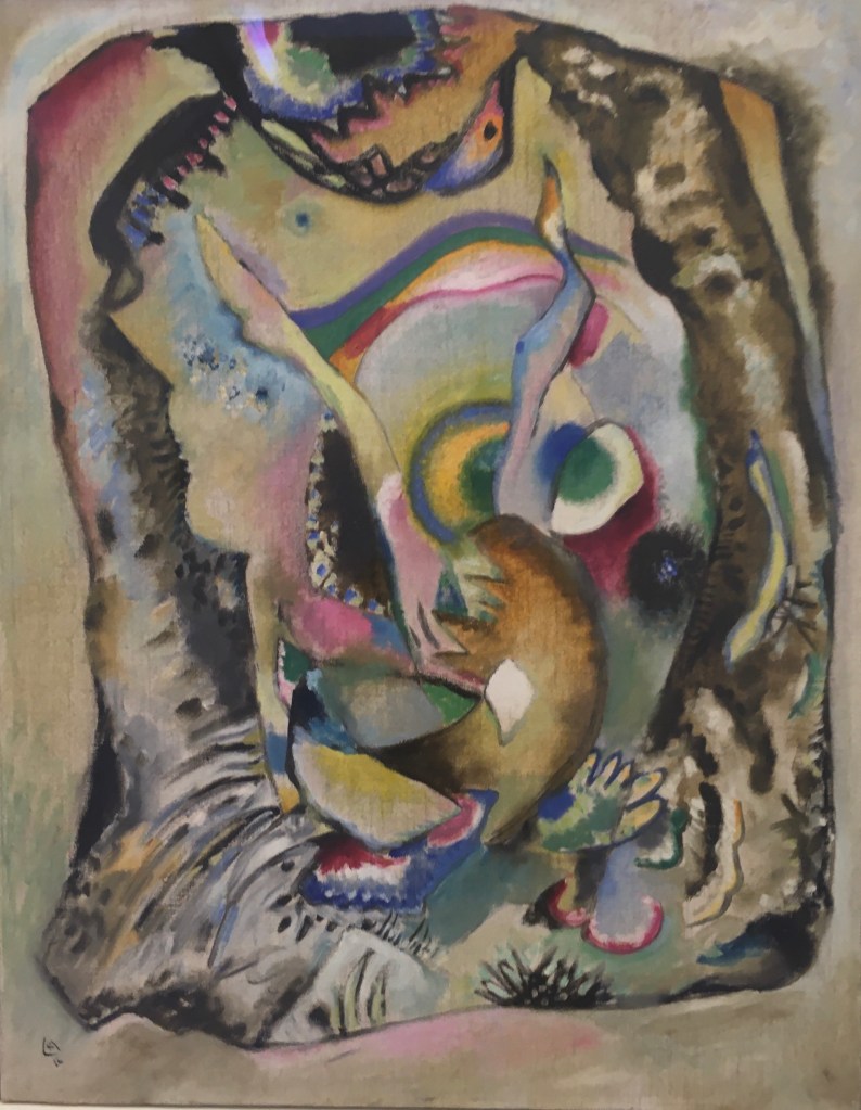 Wassily Kandinsky, Picture and Light Background, 1916, oil on card, Strasbourg Museum of Modern & Contemporary Art.