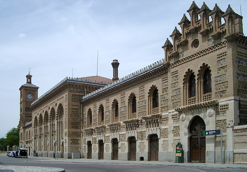 Toledo Railway Station, External View, Toledo, Spain, 1919.
