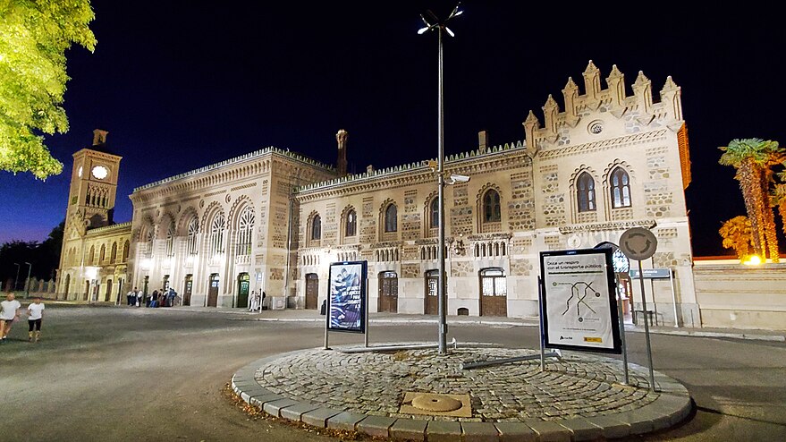 Toledo Railway Station, Toledo, Spain, 1919.
