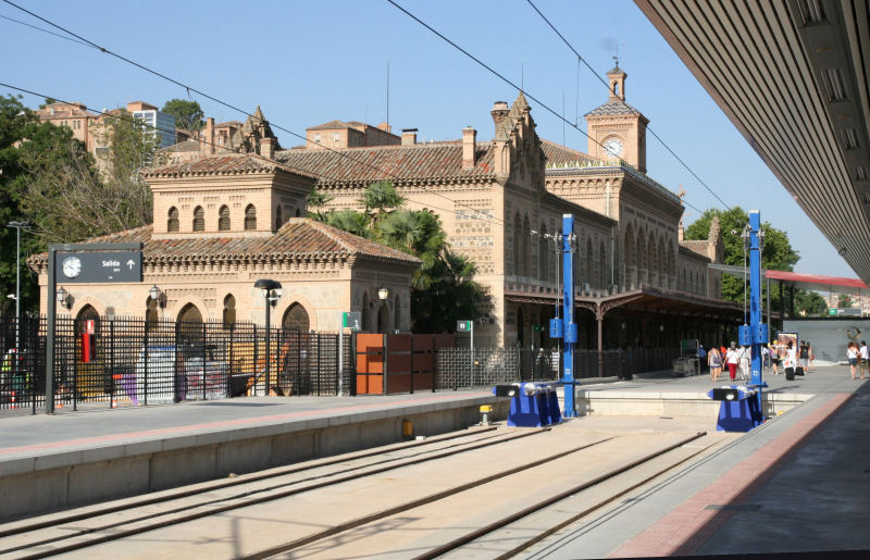 Toledo Railway Station, Platform View, Toledo, Spain, 1919.