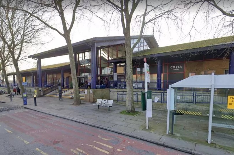 Oxford Rail Station, Oxford, 1990.