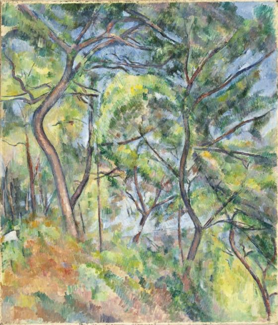 Paul Cézanne, Forest Floor (Sous-Bois), 1894, oil on canvas, 116cm x 81cm, Los Angeles County Museum of Art.