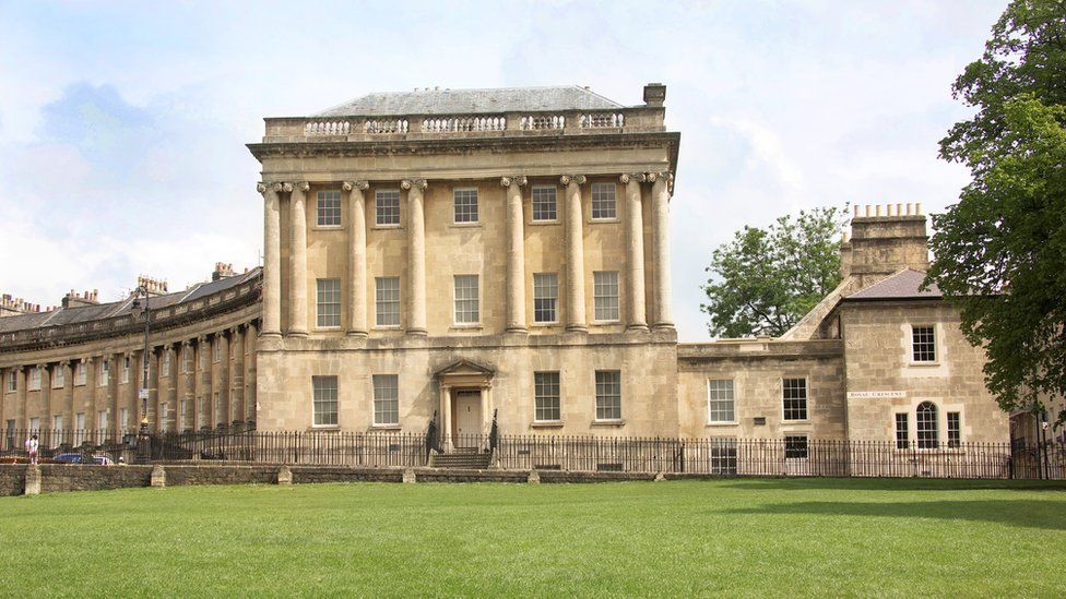 No. 1, The Royal Crescent, Bath, architect John Wood the Younger, stone, 1767-1774.