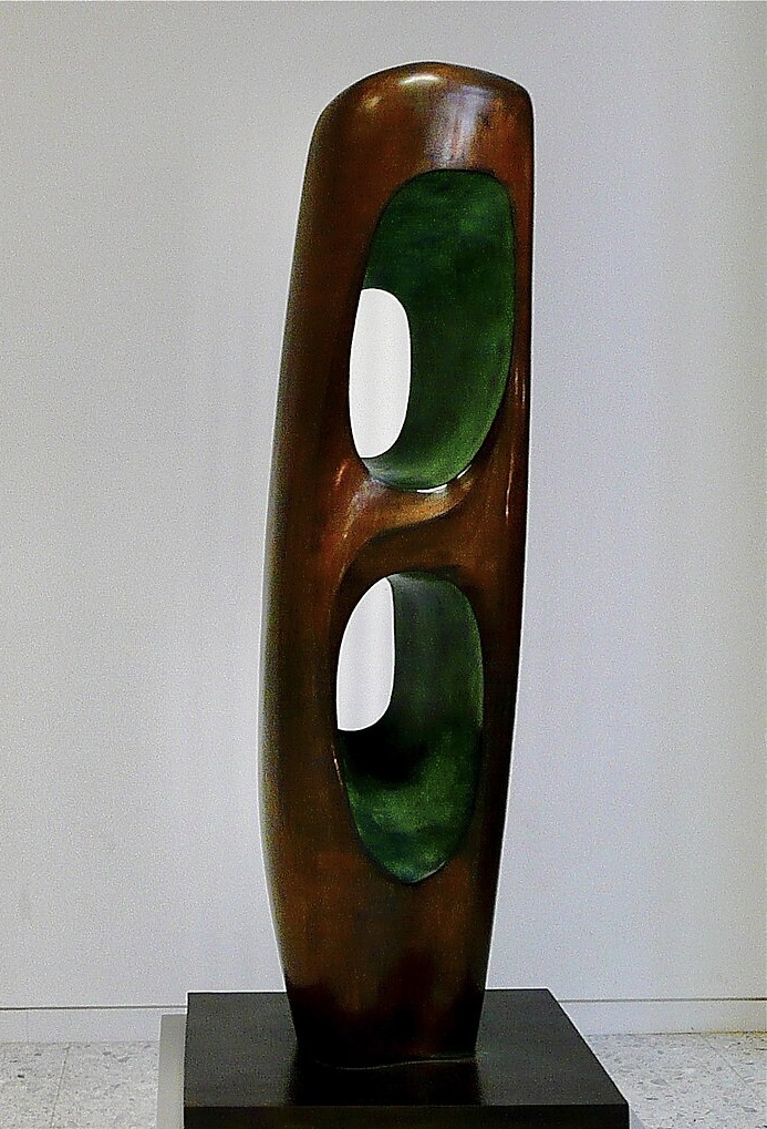 Barbara Hepworth, Figure (Walnut), 1964, bronze, The Herbert Gallery, Coventry.