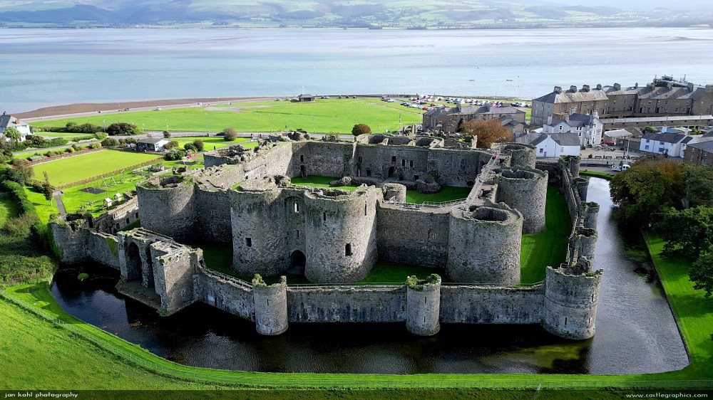 Beaumaris Castle, 1295-1306, Anglesey, Wales.