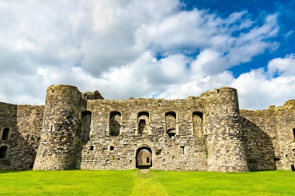 North Gatehouse, Beaumaris Castle, 1295-1306, Anglesey, Wales.
