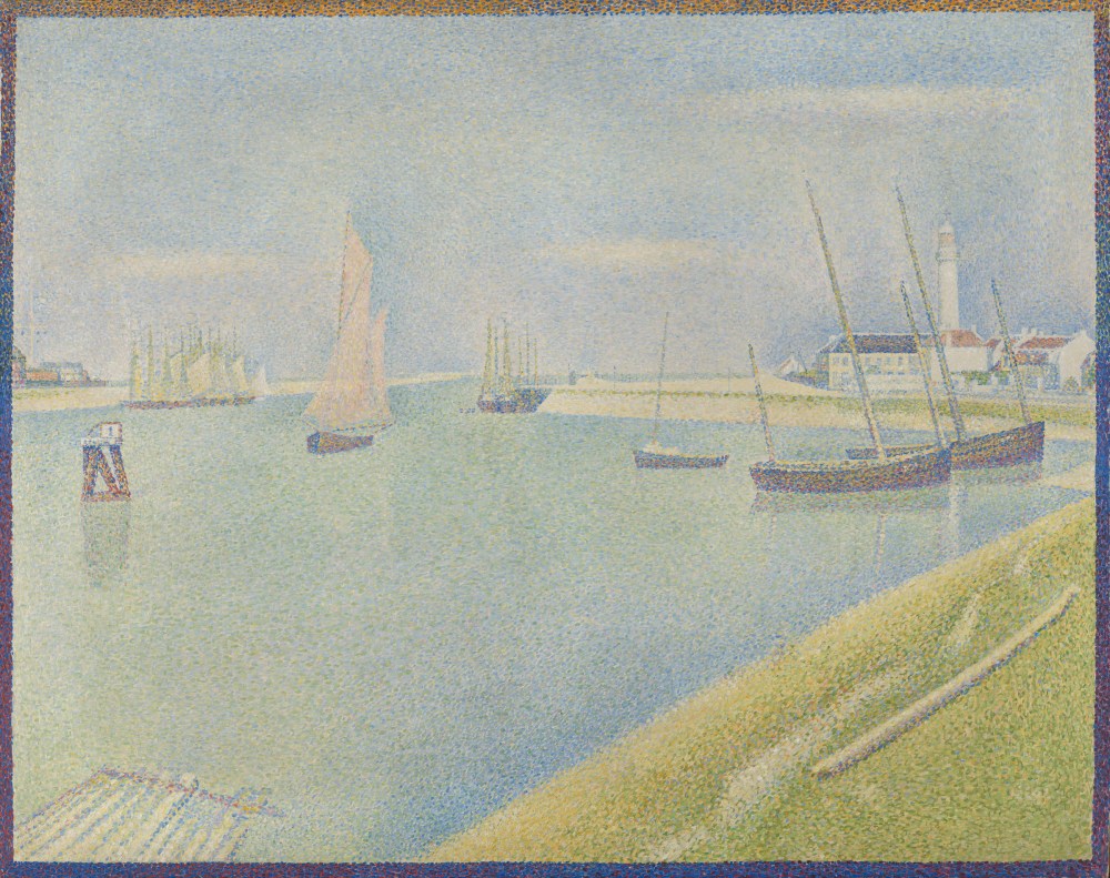 Georges Seurat, The Channel of Gravelines, Direction of the Sea, 1890, oil on canvas, 73cm x 93cm, Kröller-Müller Museum, Otterlo.