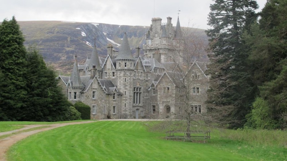 Ardverikie House Scotland, location of the fictional Glen Bogle in the BBC series The Monarch of the Glen.