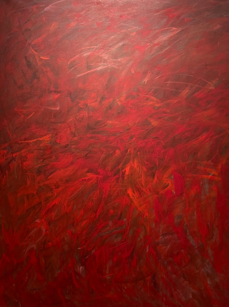 Mübin Orhon, Untitled, 1961, oil on canvas, 130cm x 97cm, Istanbul Museum of Modern Art.